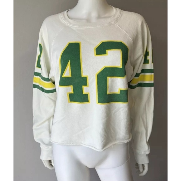 NWOT Free People Retro Brand Pullover Sweatshirt - Picture 4 of 12